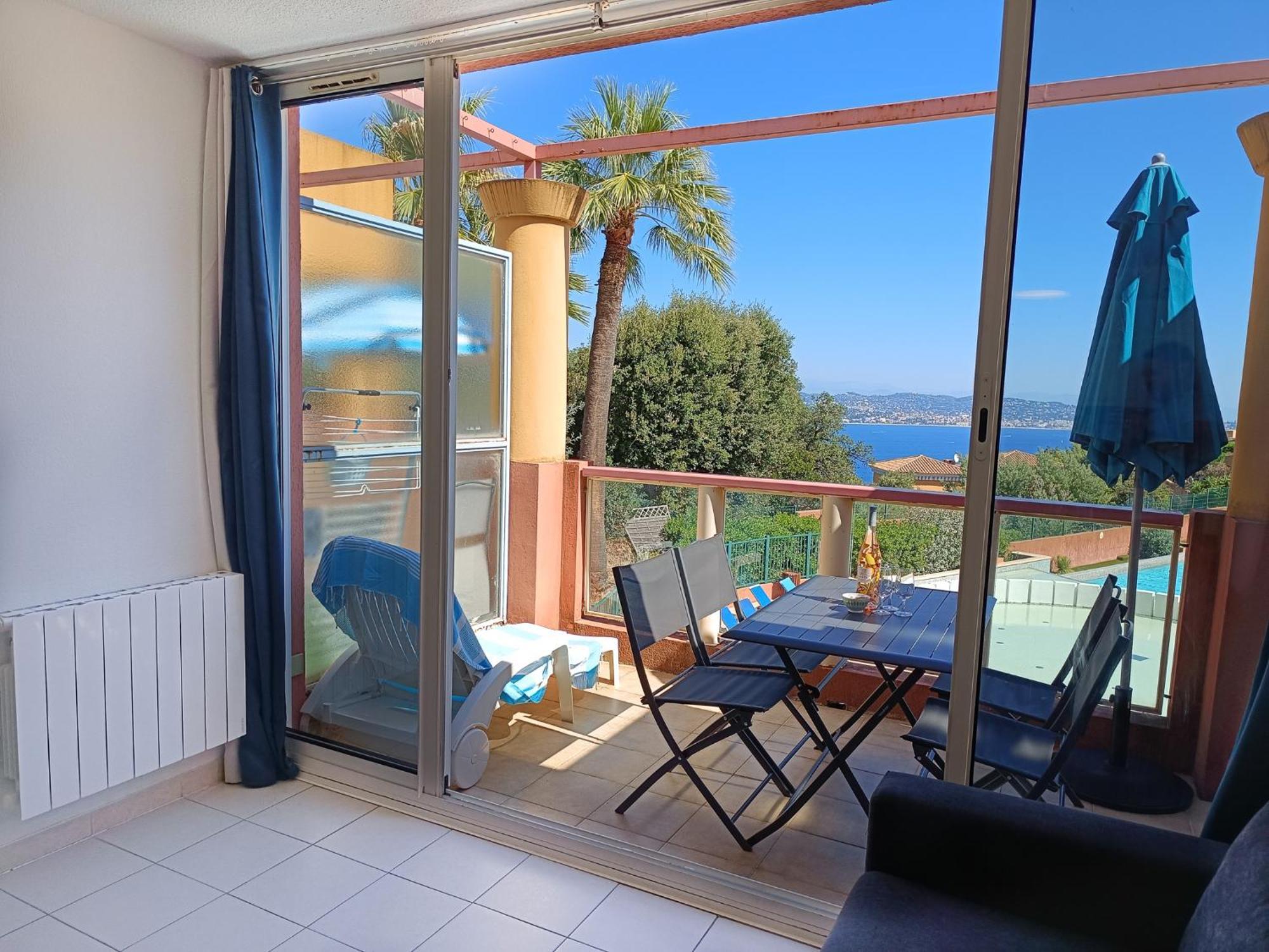 Magnifique Vue Mer Et Piscine - Les Cles De L Esterel Théoule-sur-Mer Exterior foto